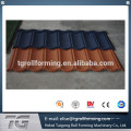 Highly Supersion Supérieur Galvanisé Steel Sheet Roofing Stone Coated Roof Tile Machine